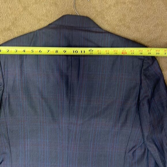 Madden’s Arcadia, LA Curly Men’s Sports Coat Blue Grey w Blue & Red Stripes - Picture 14 of 16